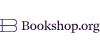 Bookshop.org logo on black background.