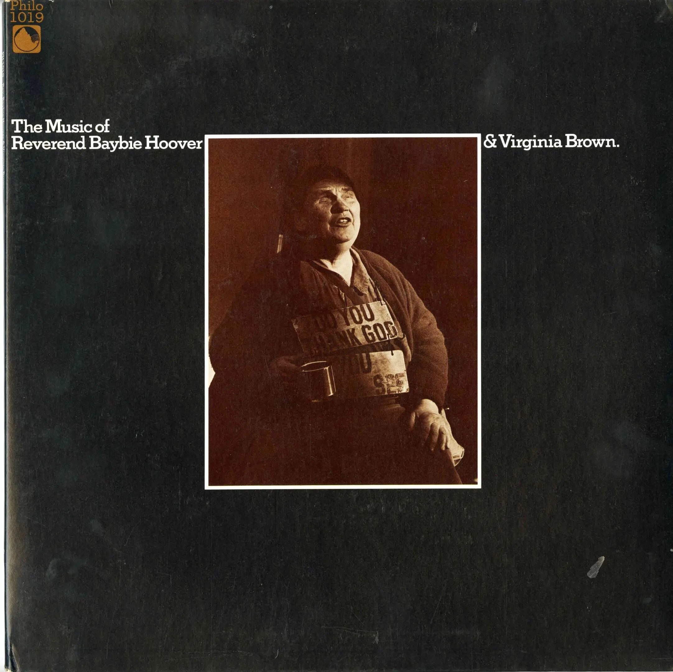 Album cover featuring Reverend Baybie Hoover.