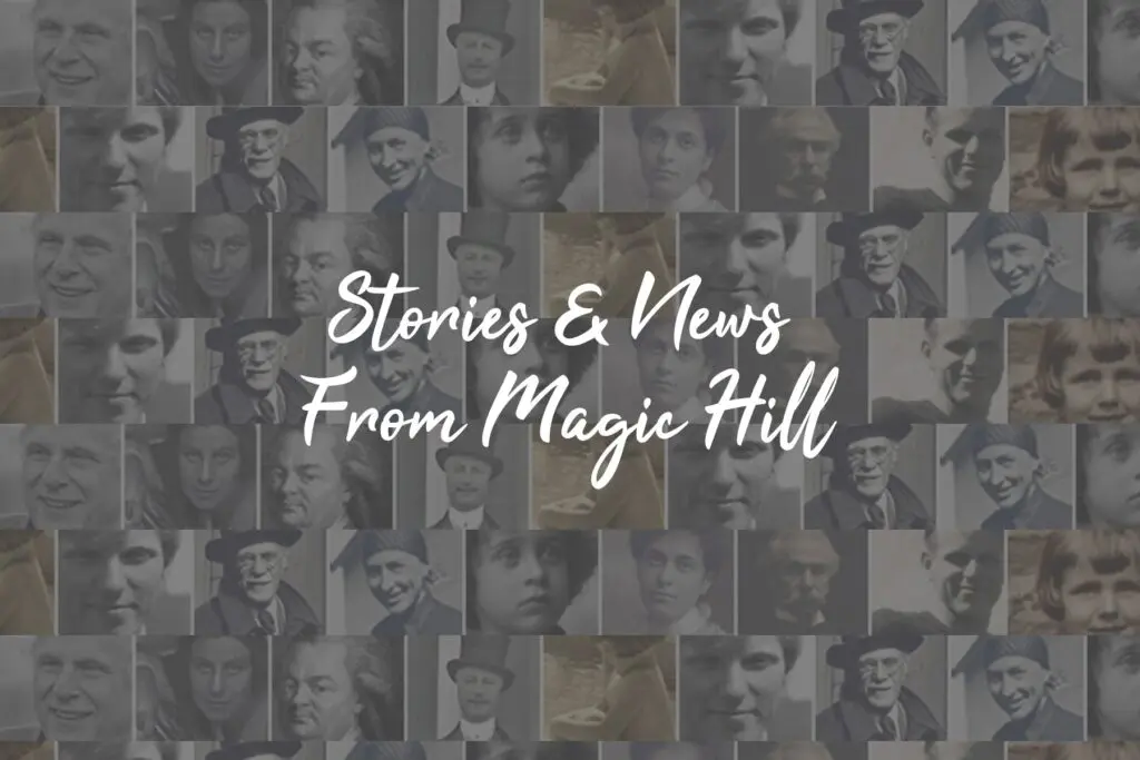 Collage background with "Stories & News" text.