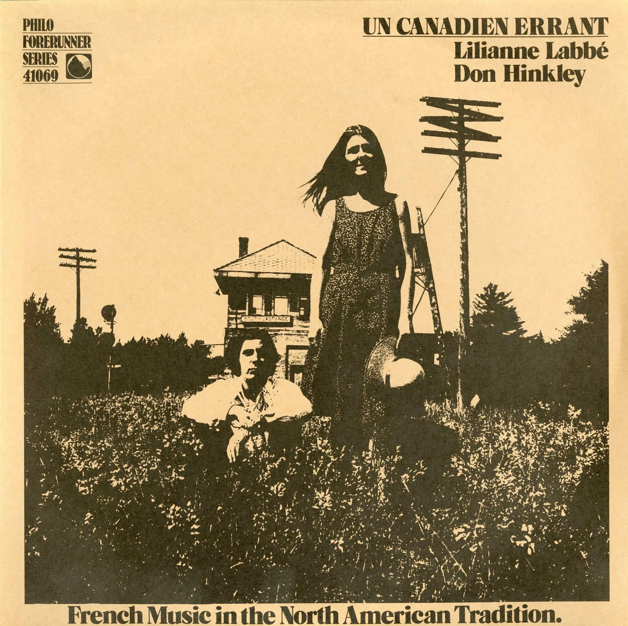 Album cover with two people outdoors.