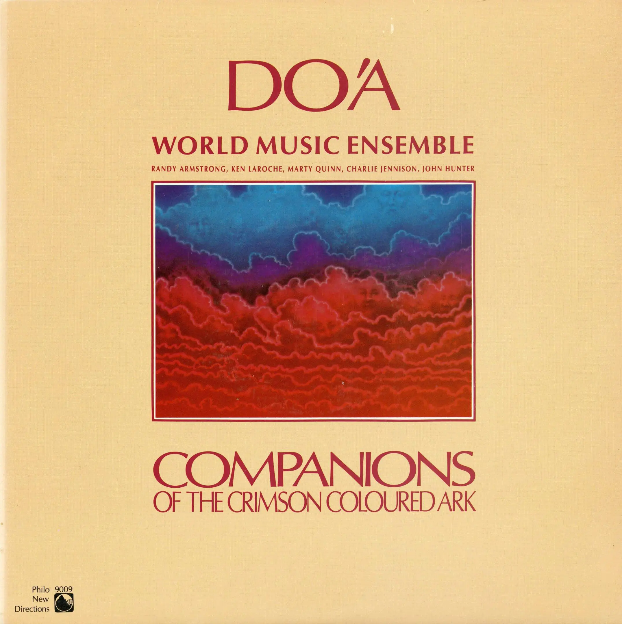 Album cover with abstract colorful design.
