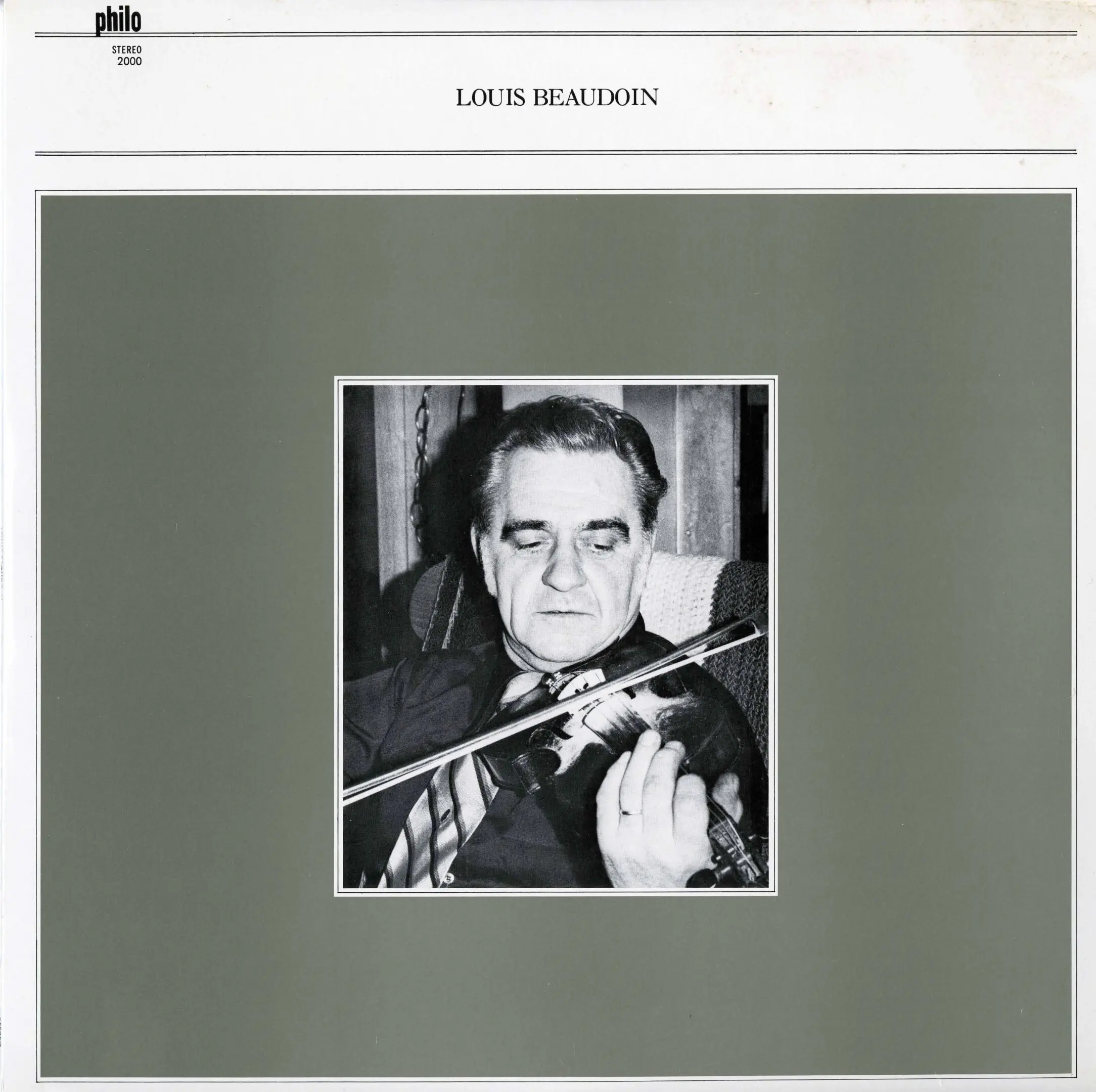 Man playing violin in vintage photograph.
