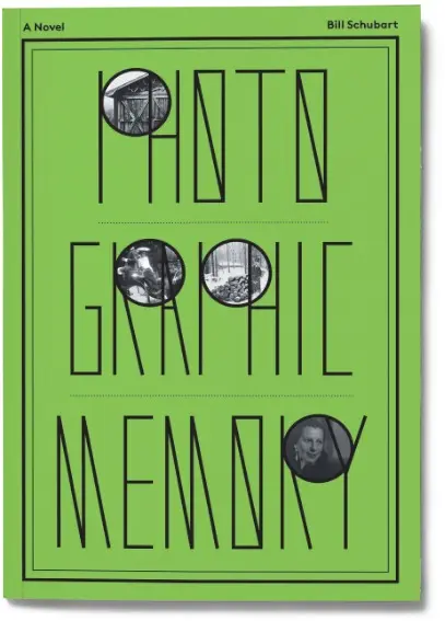Green book cover titled "Photographic Memory". Green book cover titled "Photographic Memory".