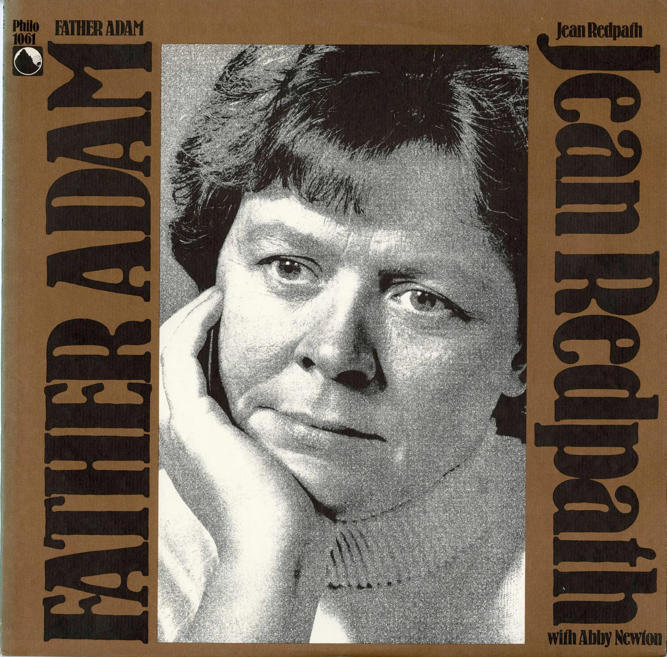 Black-and-white album cover of Jean Redpath.