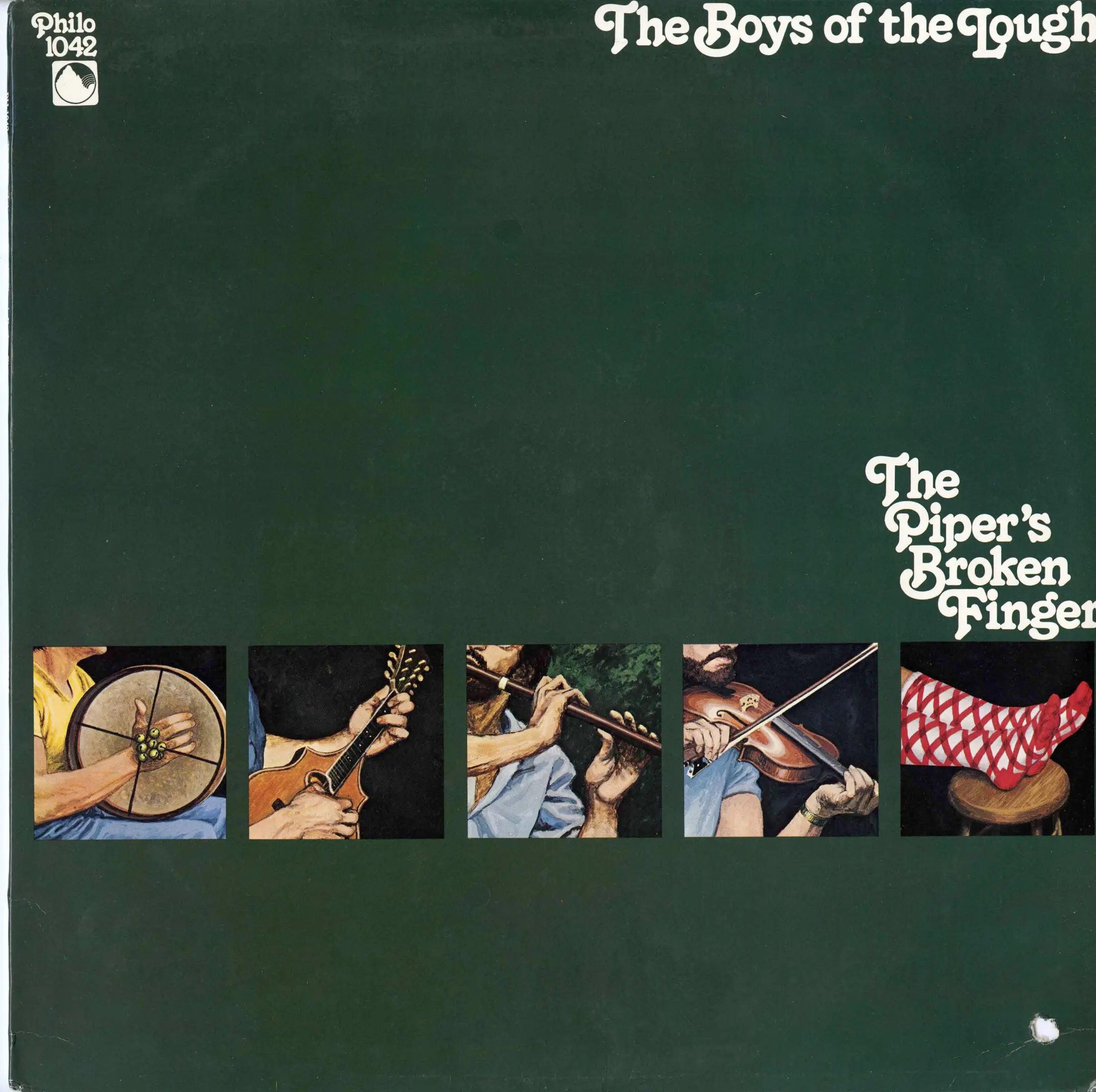 Album cover featuring musical instruments and text.