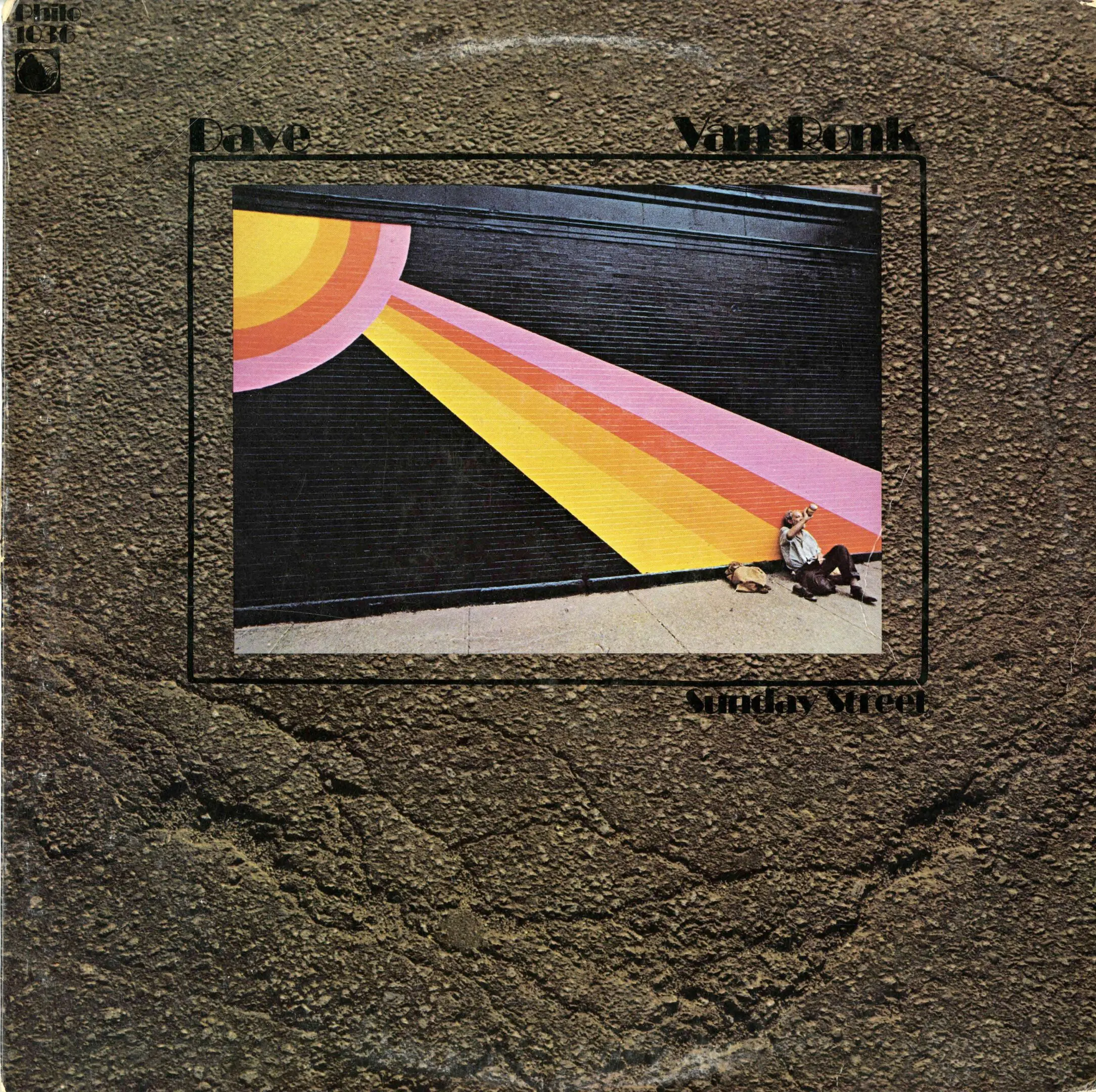 Album cover with colorful wall mural.