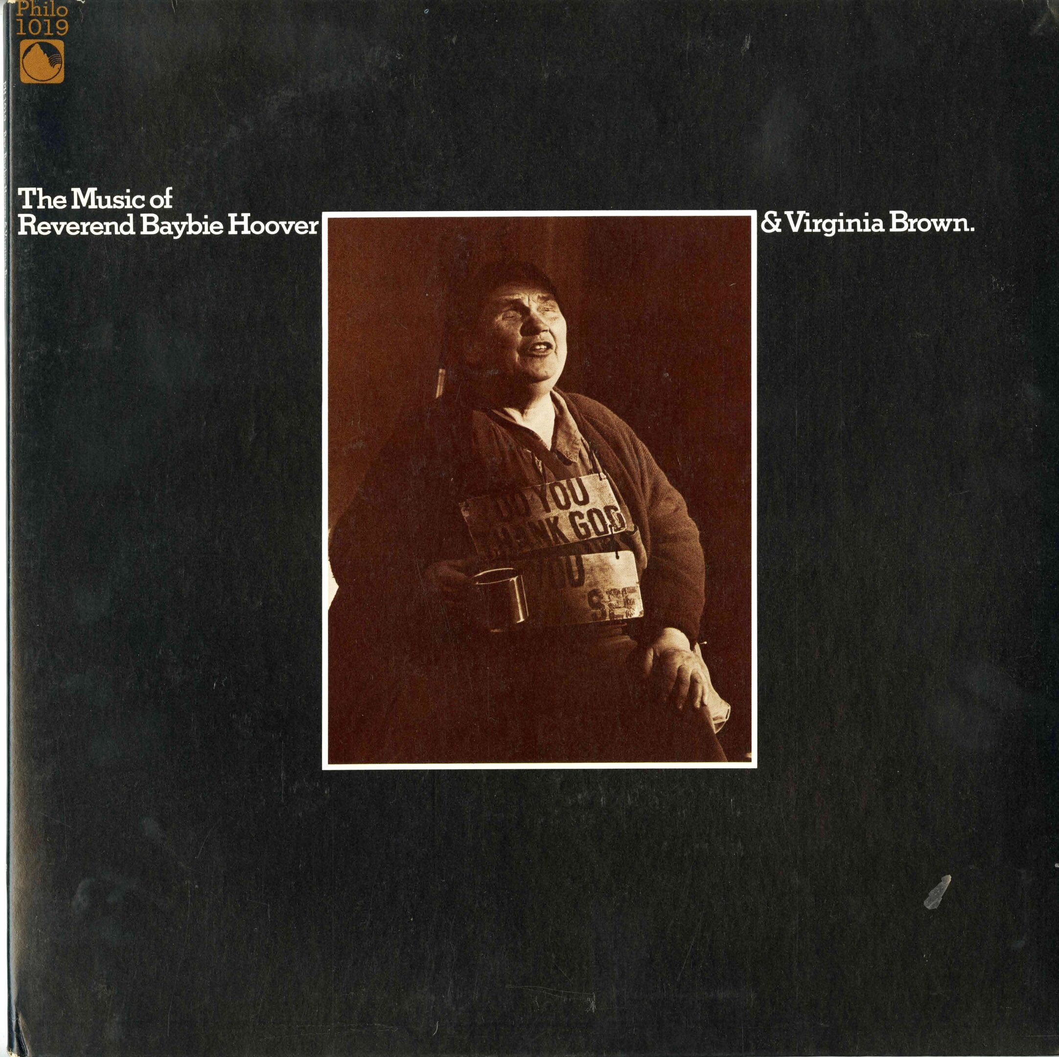 Album cover featuring Reverend Baybie Hoover.