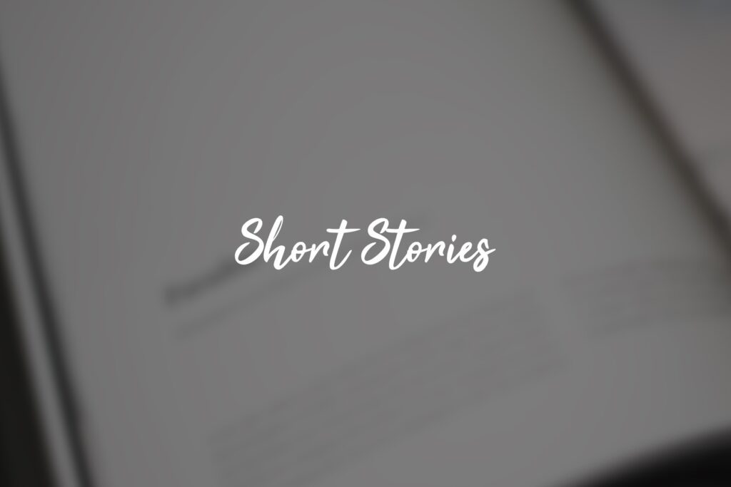 Blurry page with "Short Stories" text.
