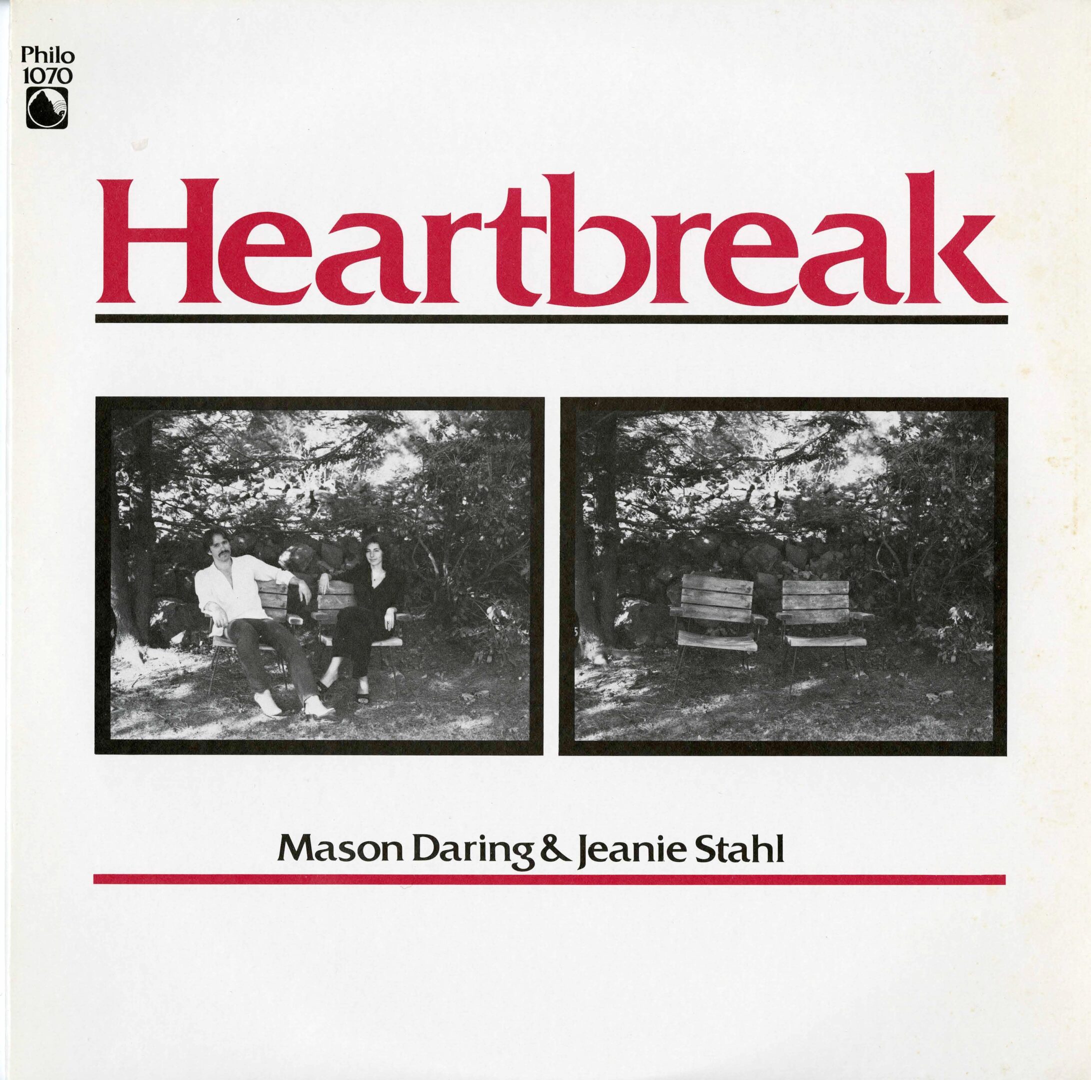 Heartbreak album cover with two photographs.
