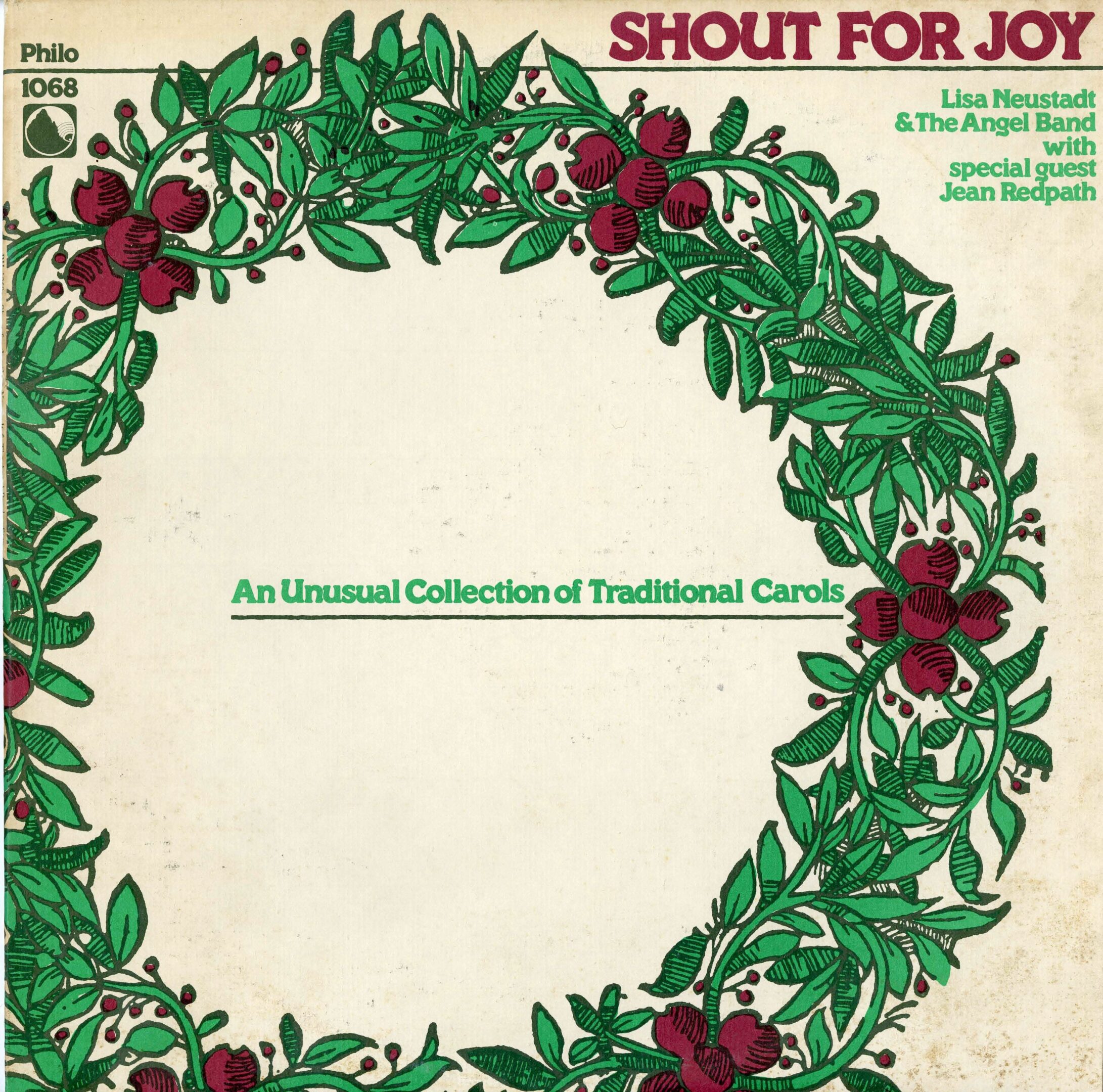 Wreath-themed album cover with red berries.