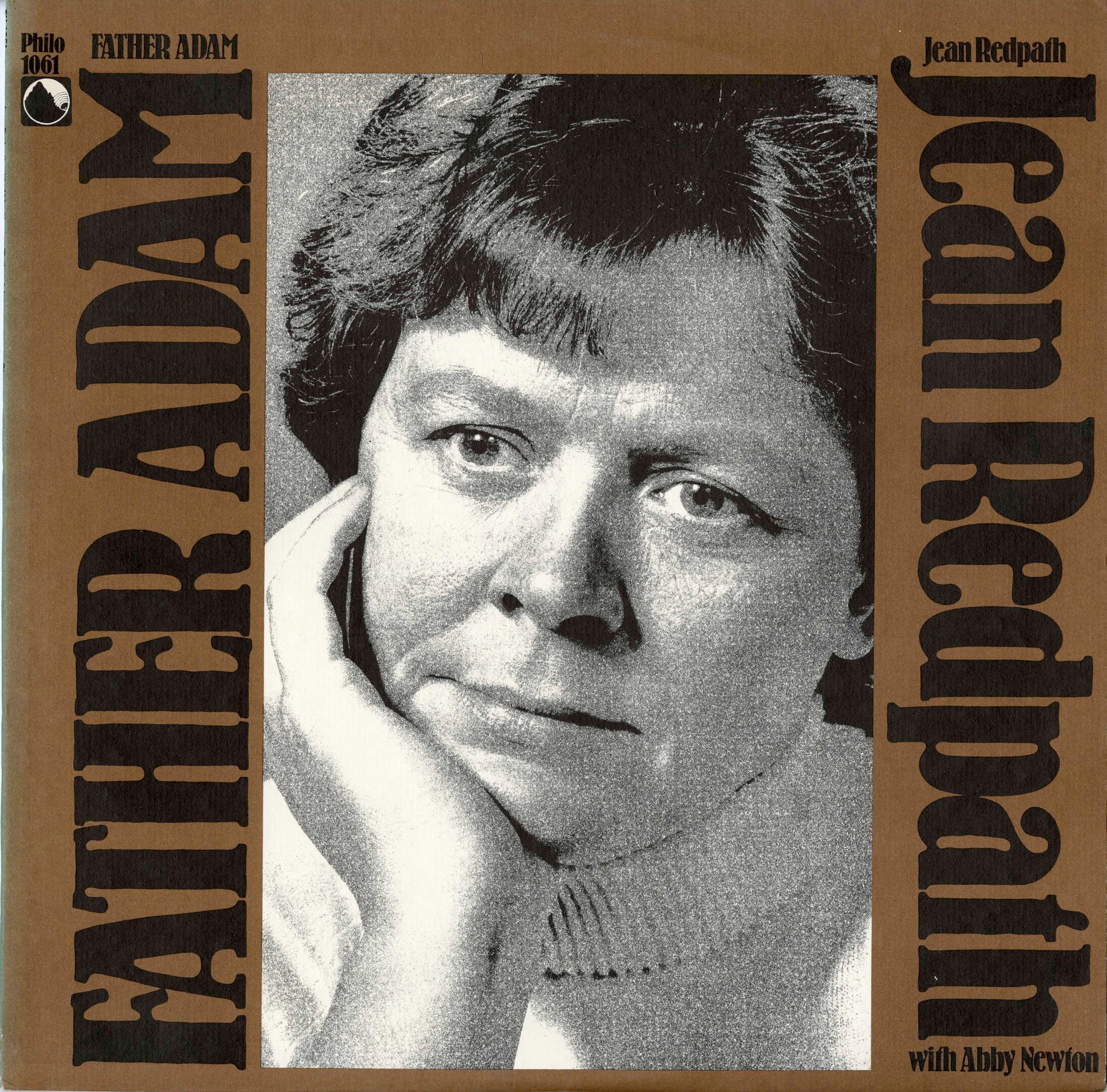 Black-and-white album cover of Jean Redpath.