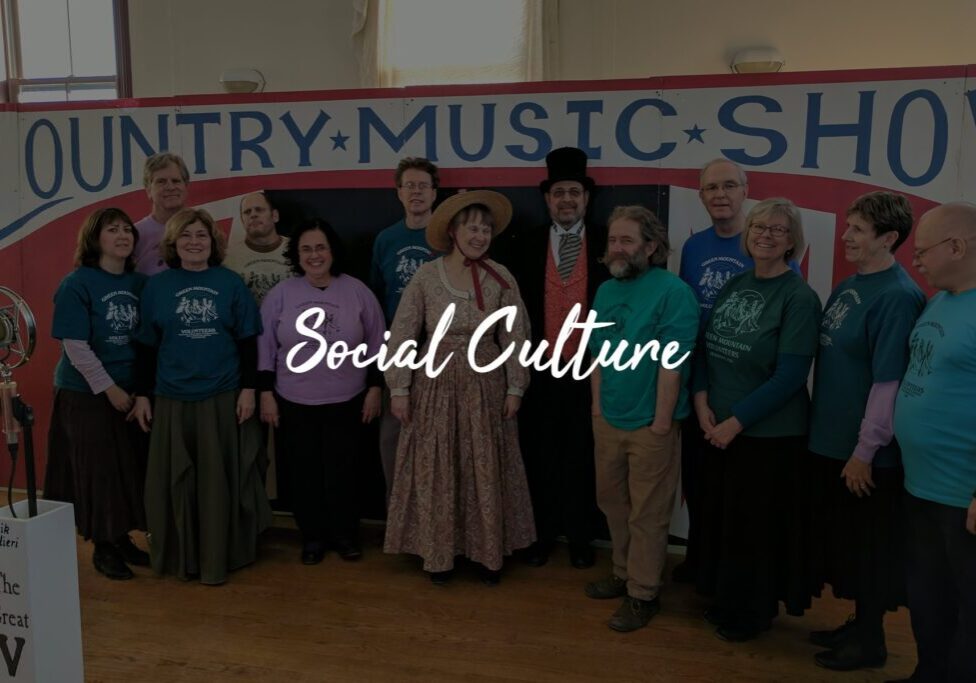 Group photo at country music show.